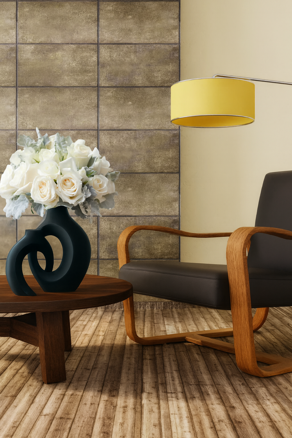 Lot de 2 Grands Vases Décoratifs