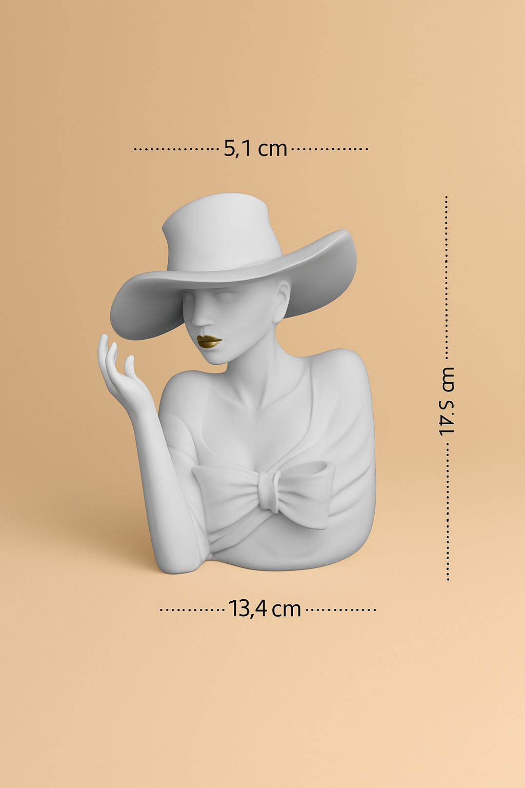 Vase Décoratif Nordique en Résine