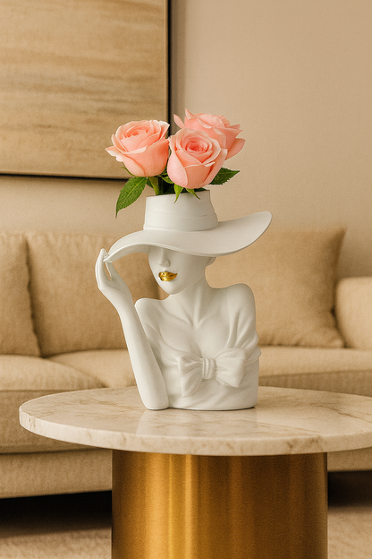 Vase Décoratif Nordique en Résine