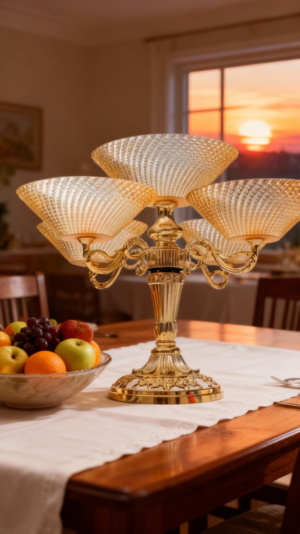 Coupe à Fruits Rotative Style Européen