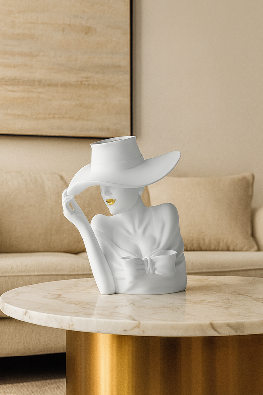 Vase Décoratif Nordique en Résine