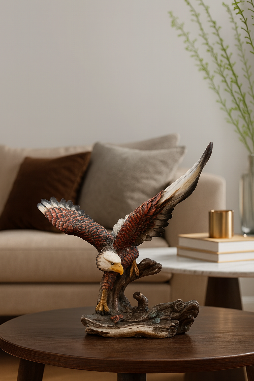 Statue Aigle Abstrait en Résine 4 model différents